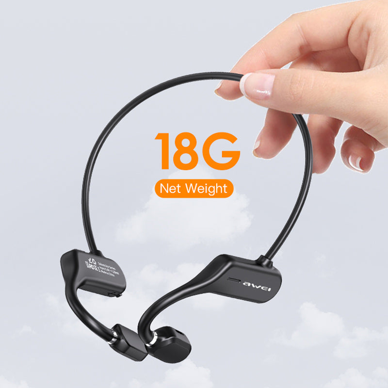AWEI A889BL Air Conduction Bluetooth-øretelefon Vandtæt Sports Music Headset AWEI A889BL Air Conduction Bluetooth-øretelefon Vandtæt Sports Music Headset